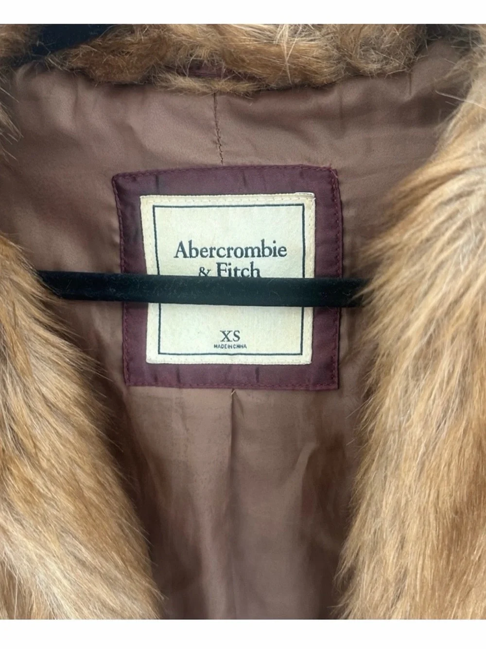Abercrombie & Fitch Faux Fur Jacket